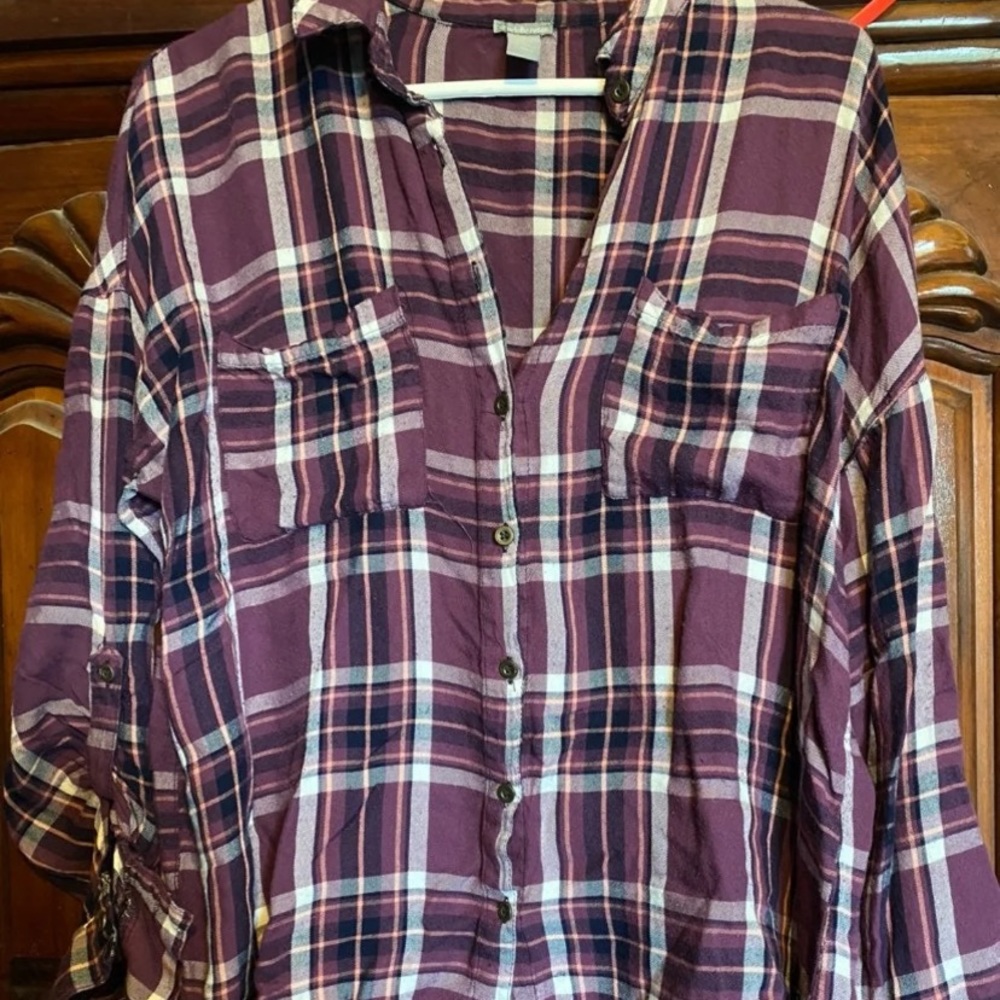 Maroon Flannel